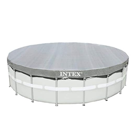 Intex Cubierta Para Piscina Redonda 549 Cm Terraza Jardín Patio Enrollamientos
