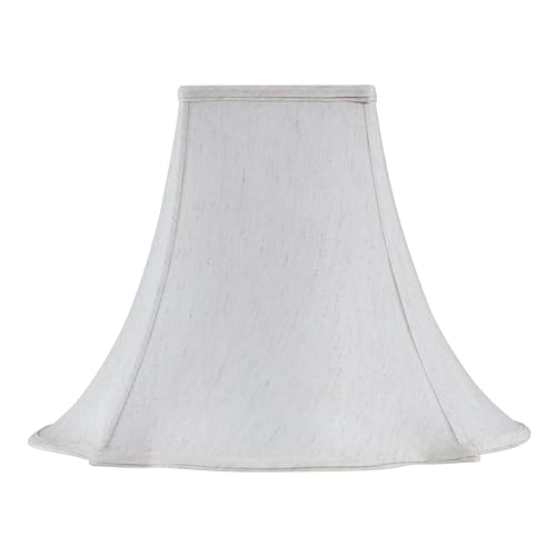 Image of Aspen Creative 34013 Handsewn Pagoda Spider Lamp Shade in Beige Linen Fabric (6 inch x 16 inch 12 inch)