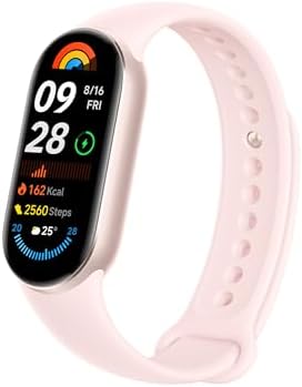Xiaomi Smart Band 9 Global Version (2024) 1.62" Amoled Display | 233 mAh Battery | up to 21 Days of Battery Life | Over 150 Workout Modes | BT 5.4 | 50M Water Resistant - Mystic Rose