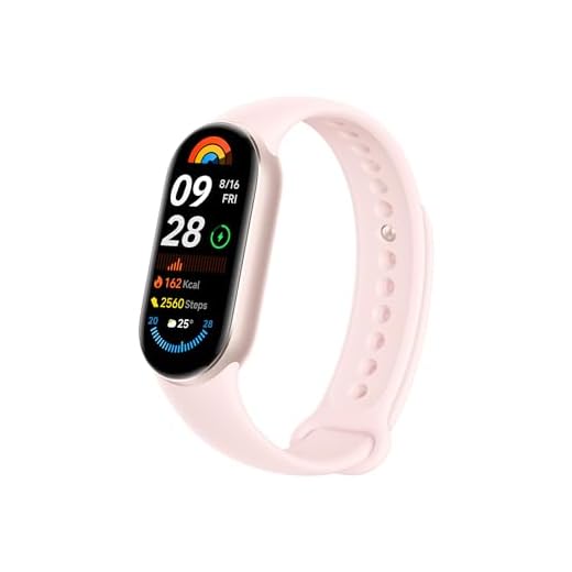 Xiaomi Smart Band 9 - Pulsera de Actividad, Autonomía de hasta 21 días, Pantalla AMOLED con Tasa de refresco de 60 Hz, 5ATM, App Mi Fitness, Rosa (Versión ES)