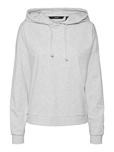 Vero Moda Kobiety Bluza z Kapturem, Szary, M