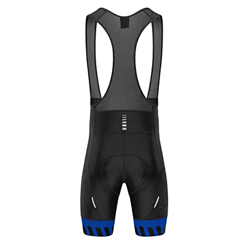 qualidyne Men's Cycling Bib Shorts with Pockets, 4D Padded Road Bike Bib Biking Bicycle Shorts by qualidyne - Used condition - Image 2