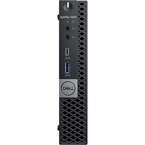 Dell Micro PC OptiPlex 7070 | Intel Core i5-9500T | 16 GB de RAM | NVME de 256 GB | Windows 11 Pro | Mini PC | PC empresarial (renovado)