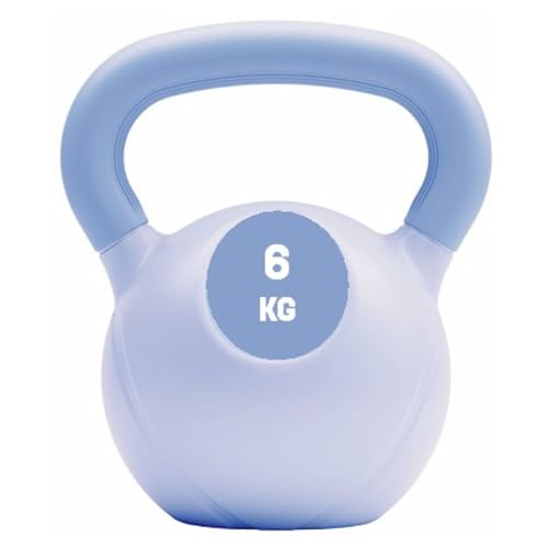 Yes4All Kettlebell En Ciment, Kettlebells De Musculation De 4 à 20 kg Pour Un Entraînement Complet Du Corps, Pompes, Musculation, 6 kg