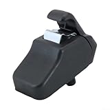 babominimer 670028335 Sonnenblende Clip Haken Halter für Maserati Levante Gran Secure Organizer ABS Einfache Installation Schwarz Innenzubehör für 2014–2020 Modelle