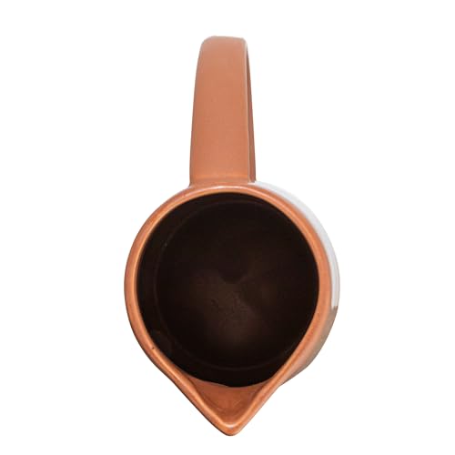 Pichet moderne grès terre cuite mate carafe à eau Bloomingville - 3