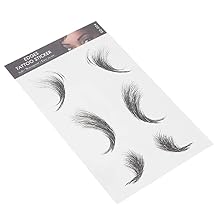 Dioche Baby Hair Sticker, Temporary Bangs Sticker, Fake Hair Hairline Stickers Lasting Makeup Tool for Women GirlsED-04