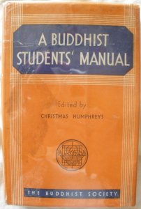 Hardcover A Buddhist Students' Manual Book