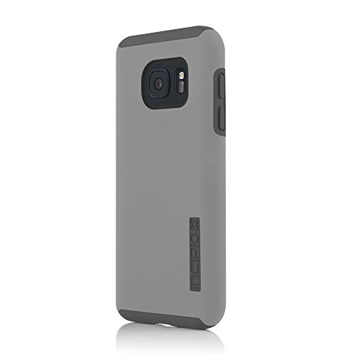 Samsung Galaxy S7 case, Incipio DualPro, Hard Shell Case with Impact-Absorbing Core Shock-Absorbing Impact-Resistant Dual-Layer Cover - Gray/Gray