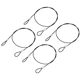 【Conception de verrouillage rapide sans outil】Enfilez facilement les articles ensemble à l'aide du câble métallique et fixez-les sans outils. Compatible avec différents types de serrures telles que les serrures en U, les cadenas et les serrures à disque, il fournit une solution de verrouillage pratique pour un usage quotidien.