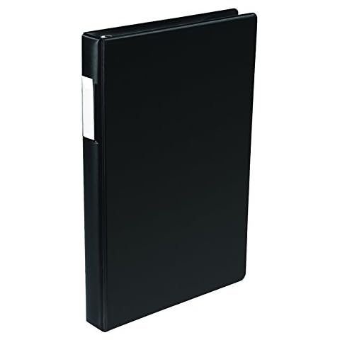 Wilson Jones 80674 Legal Size Vinyl Round Ring Binder, 1" Cap, 8 1/2 x 14, Black Cover