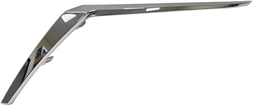 Para Nissan Kicks 2021 2022 2023 Moldura de cubierta de parachoques lateral del conductor  Delantero  CAPA  Hecho de plástico  Acabado cromado