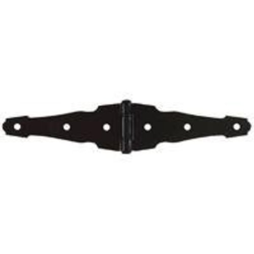 Stanley Hardware S827-535 903 Decorative Heavy Strap Hinges In Black, 8" #TOP8