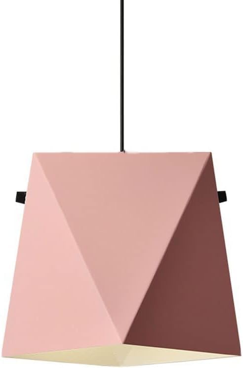 Lámpara colgante rosa E27 para renovar la iluminación y decoración de tu cafetería o hogar
