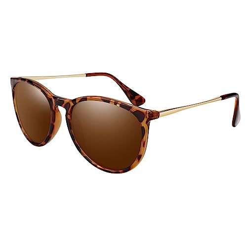 Linvo Gafas De Sol Mujer Hombre Polarizadas Potección Uv Retro Vintage Gafas De Sol Redonda Linvo Gafas De Sol Mujer Hombre Polarizadas Potección Uv Retro Vintage Gafas De Sol Redonda