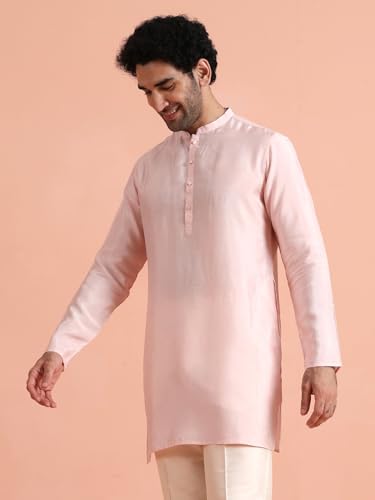 Kurta confortable en viscose de polyester rouge taille S - 2