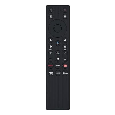 New Voice Remote Control for TCL TV Remote,Compatible with TCL QM5K/QM6k/QM7K LED QLED HDR QD-Mini 4K Google Smart TVs