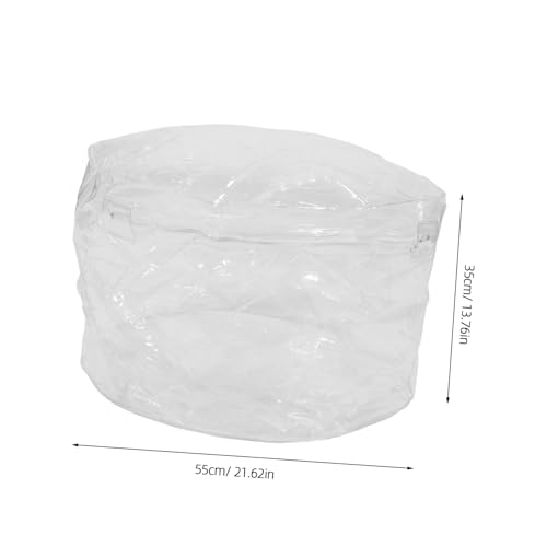 Sofá transparente inflable VANZACK para guardar juguetes en salón 4