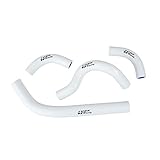 TUSK Radiator Hose Kit White for Honda CRF250R 2004-2009