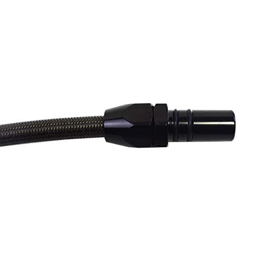 A-Team Performance - Firewall Mount Transmission Dipstick With Black Housing - Compatible With Gm 4L80E Transmission Ls Ls1 Ls3 Ls6 Lsx #TOP5