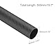 QUARKZMAN 4 Stück Kohlefaserrohr 20 x 22 x 500mm Matte Oberflächenstange 3K Rollen gewickelte reine Kohlefaser Rundrohre für RC Flugzeug Multicopter