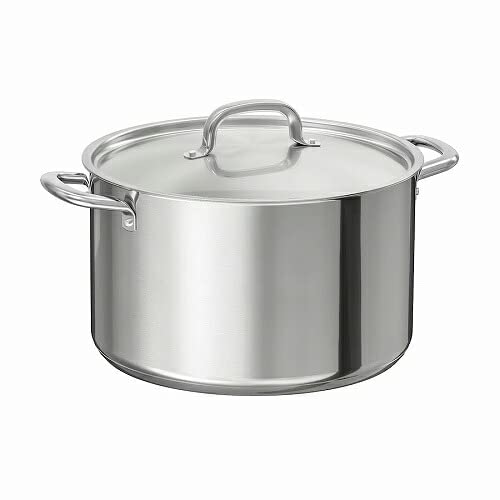 Amazon | IKEA/イケア IKEA 365+ 鍋 ふた付き10 L：ステンレス
