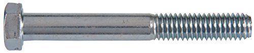 Hillman Zinc Hex Bolts, Steel, Corrorsion-Resistant (1/4"-20 x 1-1/2") - 100 Pieces