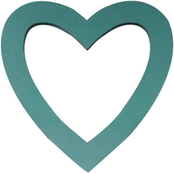 Meadow 24" Open Heart Floral Foam with Wood Back & Hanging Hook
