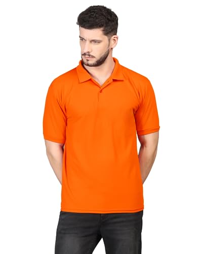 Image of INKKR Men's Casual Polo Neck Half Sleeve Solid T-Shirt (Pack-3)