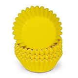 ✔ LIEFERUMFANG - Jede Lieferung enthält 200 Mini-Papierbackförmchen in Gelb. Produktionsbedingt kann die Anzahl um bis zu 5 % abweichen.