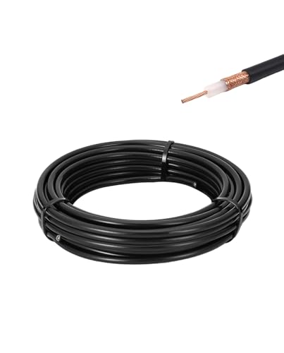 Vecys Cable Coaxial Coaxial de Radiofrecuencia RG58 32.8FT/10M