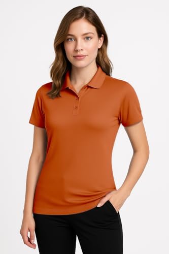 Image of Opna Women's Dry-Fit Golf Polo Shirts 3-Button Golf Polo's in 20 Colors XS-3XL Shirt