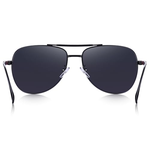 Sunglasses for Men Polarized Metal Frame Driving Sun Glasses UV 400 Lens4