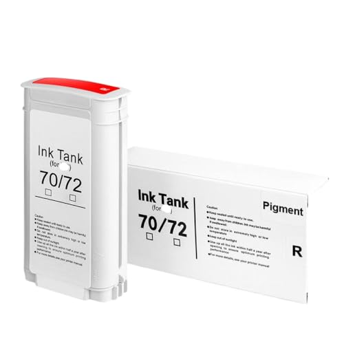 Cartouche 70 pigment rouge haute longévité pour DesignJet Z5200 Z5400