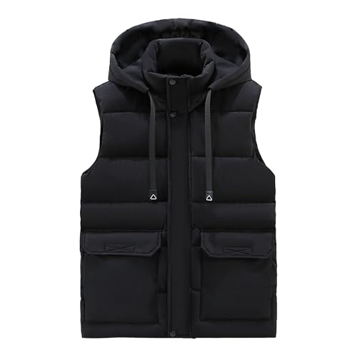 Gilet à capuche léger haut de gamme matelassé pour homme