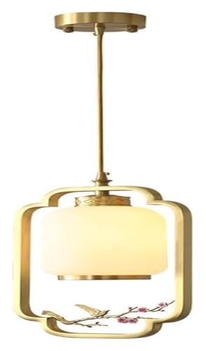 Éclairage suspendu chinois en verre, luminaire d'intérieur design en V