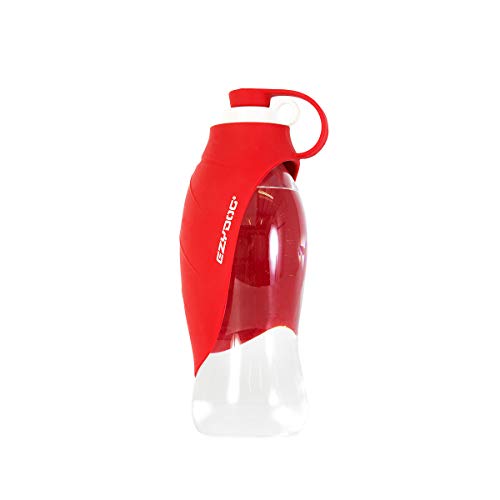EzyDog Portable Dog Water Bottle, Red