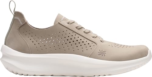 Clarks Clarks Women's Solevana Style CloudSteppers Sneaker, Pale Green Nubuck, 9.5