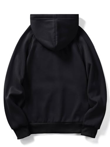 Image of Floerns Men's Graphic Print Long Sleeve Drawstring Hoodie Pullover Sweatshirt