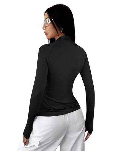 LovelyWholesale Womens Cropped Zip Up Jacket Casual Long Sleeve Crop Workout Tops3