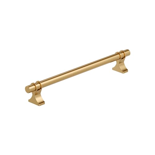 Image of Amerock Davenport 7-9 /16 inch (192mm) Center-to-Center Champagne Bronze Cabinet Pull, BP36618CZ