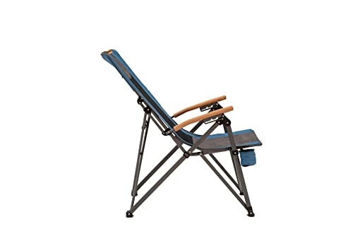 Eureka! Highback Recliner Portable Folding Camping Chair With Bottle Holder #TOP1