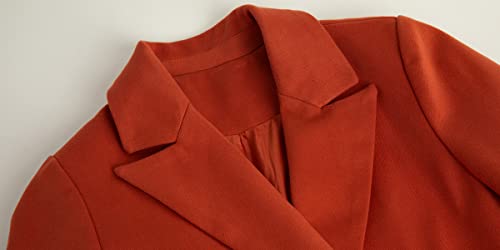 Koodred Women Double Breasted Notched Lapel Pea Coats Winter Casual Button Down Pockets Peacoat #TOP3