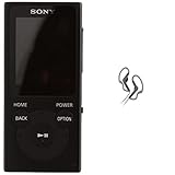 Sony NWE394B.CEW Reproductor MP3 (reproduccion de Musica, Foto, Radio FM, 8 GB) Negro + MDRAS210B.Ae Auriculares Deportivos de Boton con Agarre