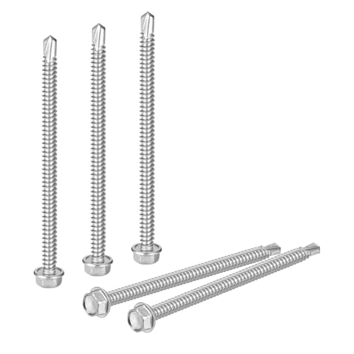 Vis autotaraudeuse acier inoxydable 410 hex pour tôle lot de 100