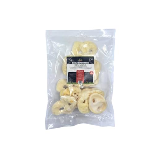 Premium Schweinenasen für Hunde – 100 % Natur, 100 % Kauspaß! Natur- Kauartikel für Groß & Klein, Kauartikel aus Schwein, Hundeleckerli