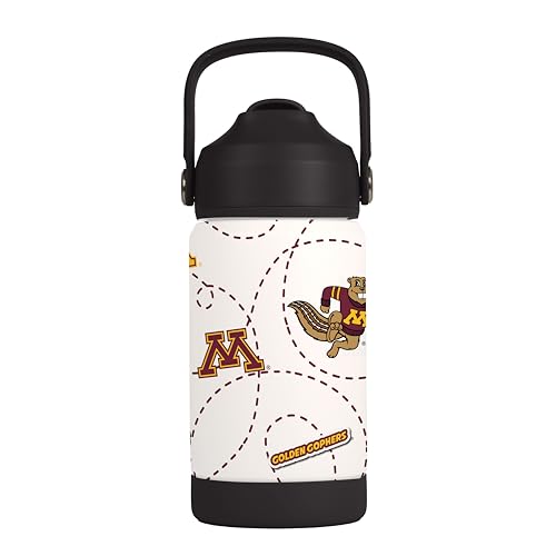 Image of Logo Brands NCAA Mascot Stainless-Steel Kids Bottle -Soft Silicone Mouthpiece, Easy To Carry, Kid-Friendly Design- Great For School & On-The-Go