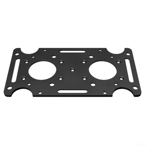 Robusta piastra di montaggio per cassetta postale in acciaio per pali in legno o cavi 4x4, supporto affidabile per cassette postali