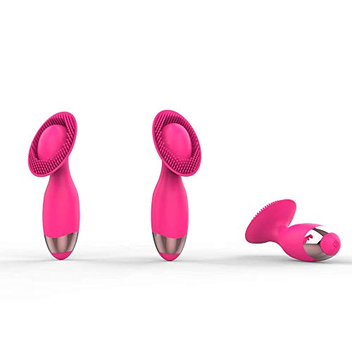 Escova Estimuladora Recarregável Vibrador Com 10 Modos De Vibrações Em Silicone 14,3 X 4,5 Cm