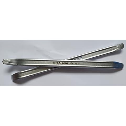 OCW 12 inch Heavy Duty Metal Tyre Lever Tools - Car/Motorbike/Bike Tyre Levers (2) Cover